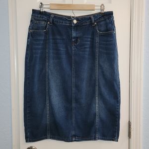 Be-Girl Stretchy Denim Skirt